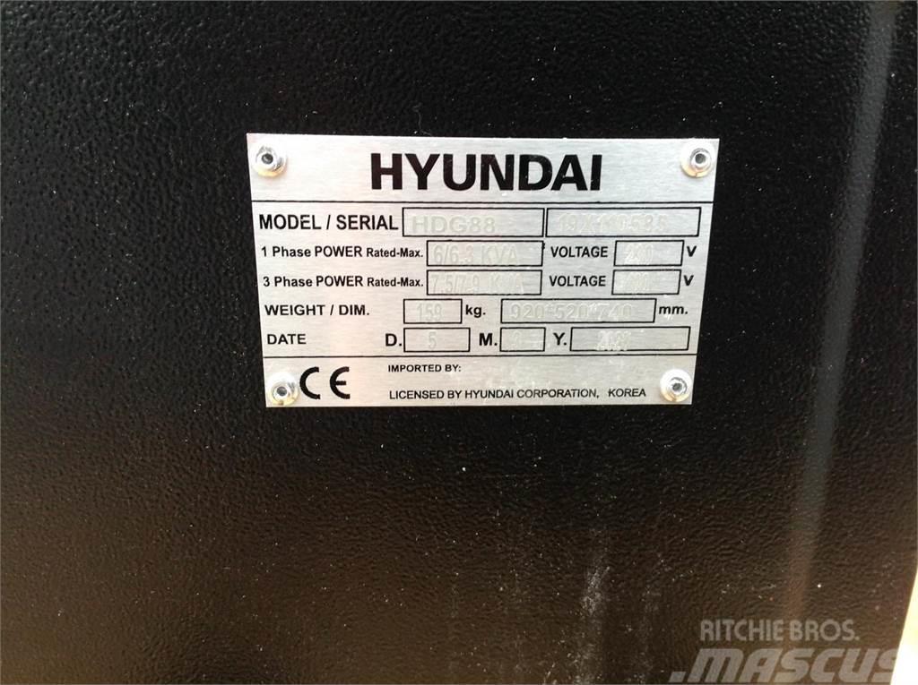 Hyundai Aggregaat HDG 88 Benzin Generatoren