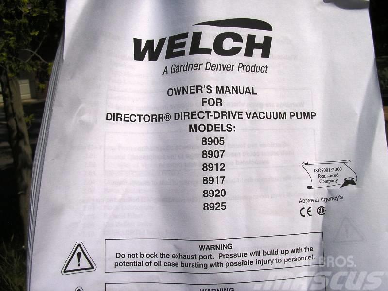  Welch Vacuum Technology 8905 Kraftstofffilter