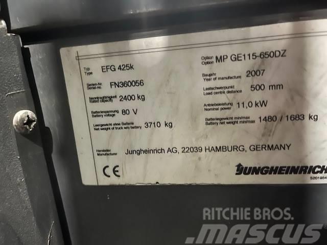Jungheinrich EFG 425 K Elektro Stapler