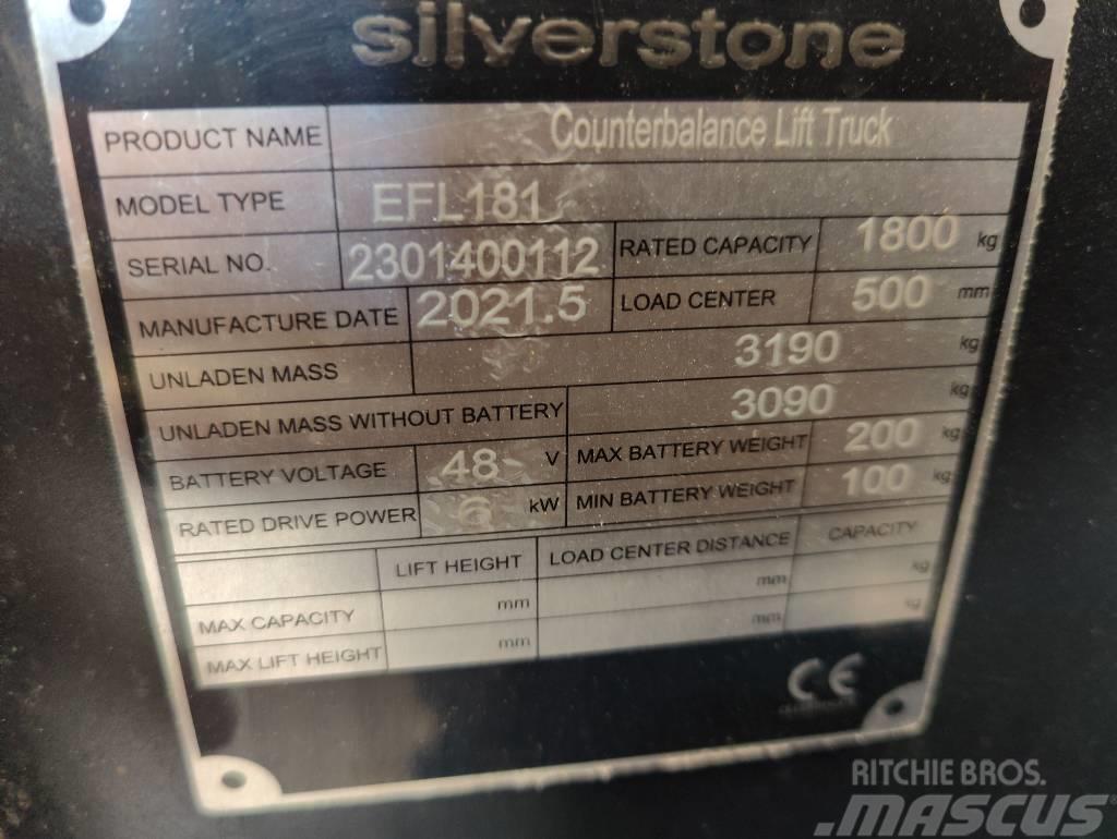 Silverstone EFL181  (RENT244) Elektro Stapler