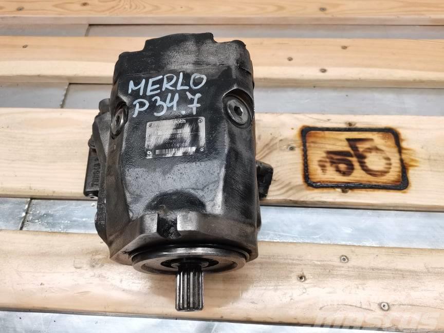 Merlo P 34.7 {Rexroth A10V} hydraulic pump Hydraulik