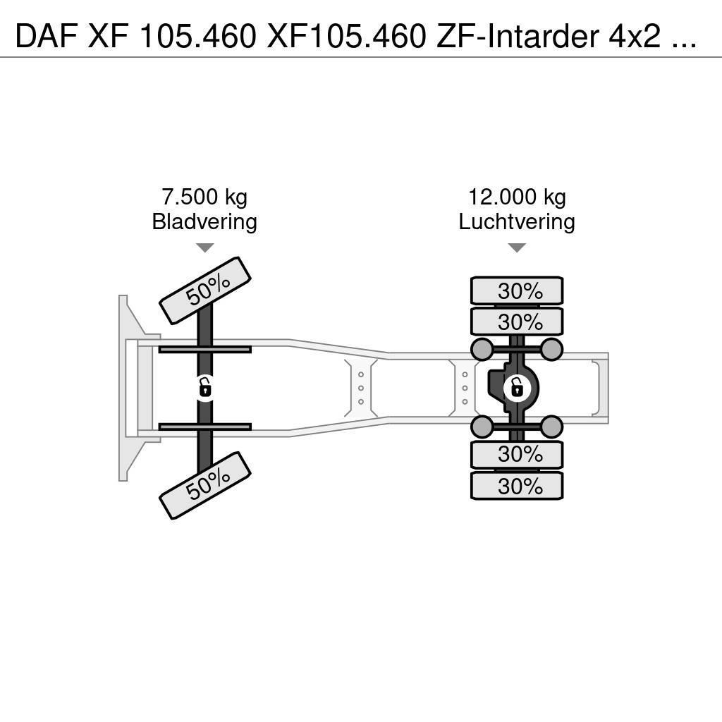 DAF XF 105.460 XF105.460 ZF-Intarder 4x2 Automatik Eur Sattelzugmaschinen