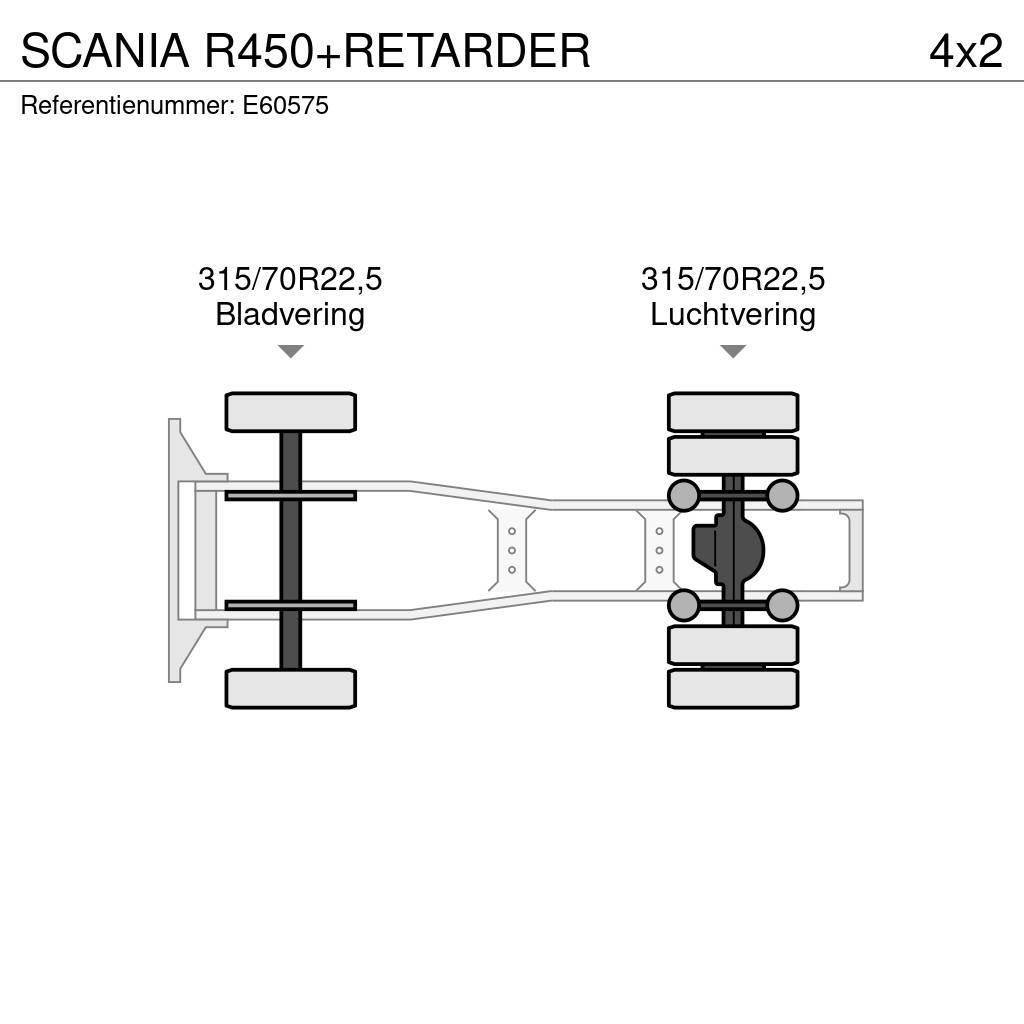 Scania R450+RETARDER Sattelzugmaschinen