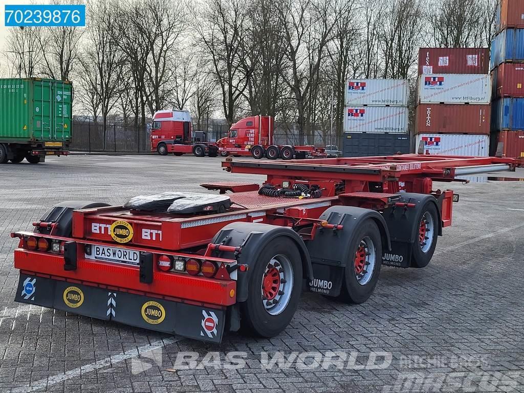 Jumbo DO270SPE B-double 3 axles 20ft LZV container B-dou Containerauflieger