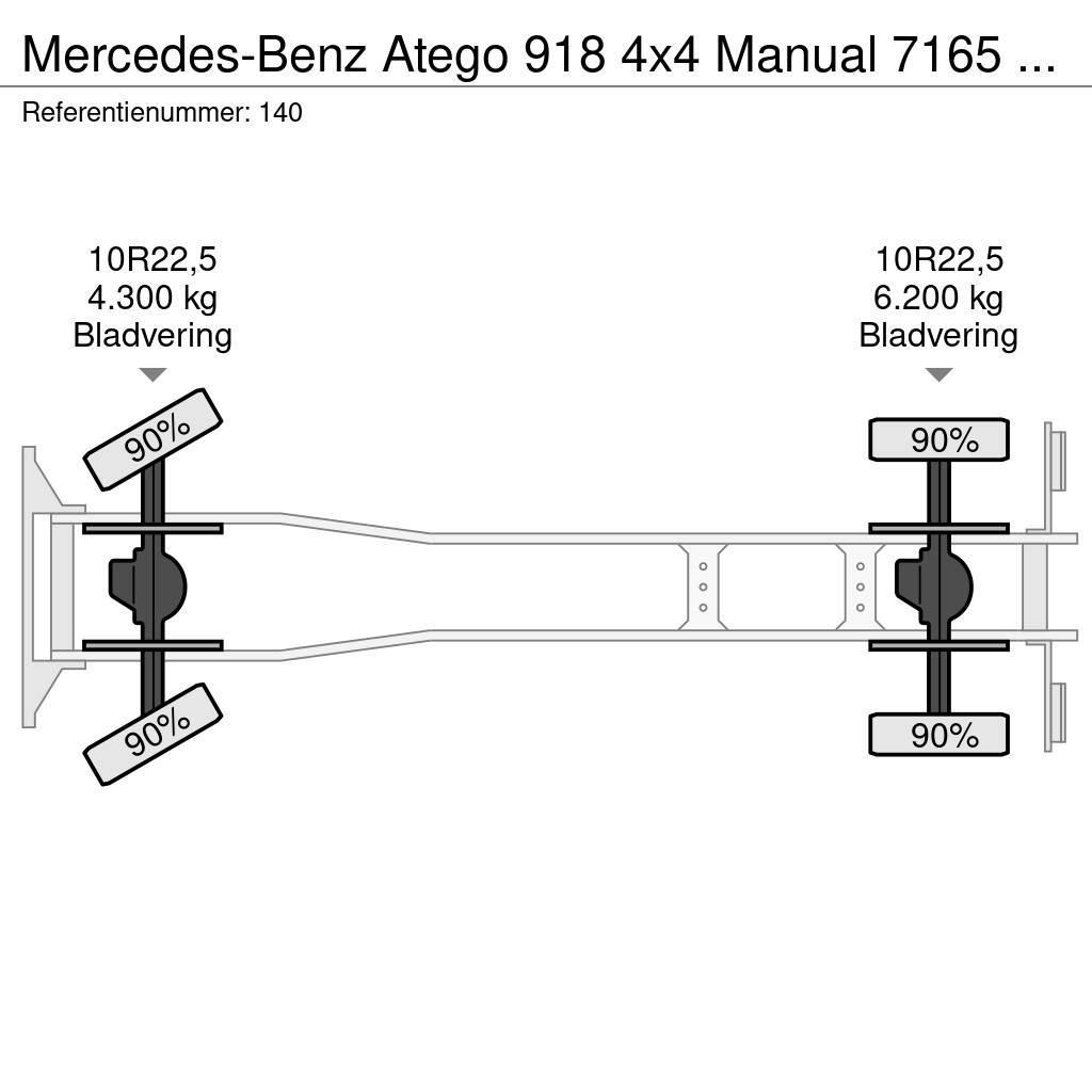 Mercedes-Benz Atego 918 4x4 Manual 7165 KM Generator Firetruck C Kastenaufbau