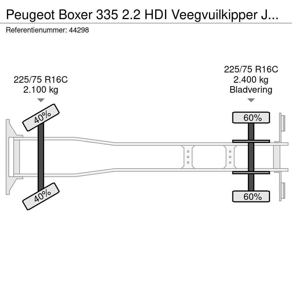 Peugeot Boxer 335 2.2 HDI Veegvuilkipper Just 156.275 km! Pritschenwagen/Pritschenwagen mit Seitenklappe
