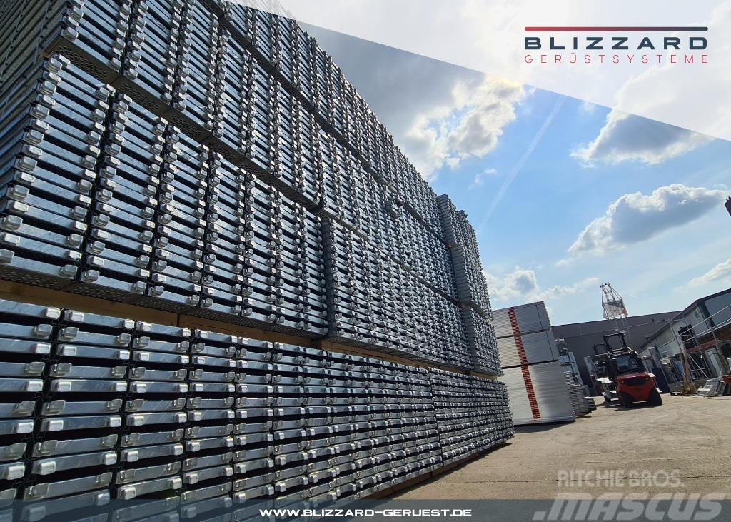  136,21 m² Neu Stahlgerüst, Stahlböden Blizzard S70 Gerüste & Zubehör