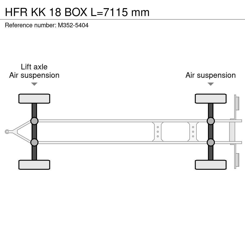 HFR KK 18 BOX L=7115 mm Kühlanhänger