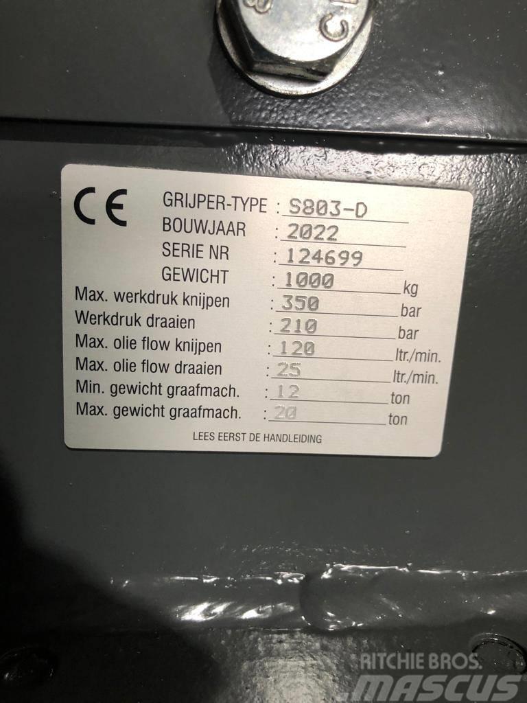 Zijtveld S803-D Sorting Grapple CW40 Greifer