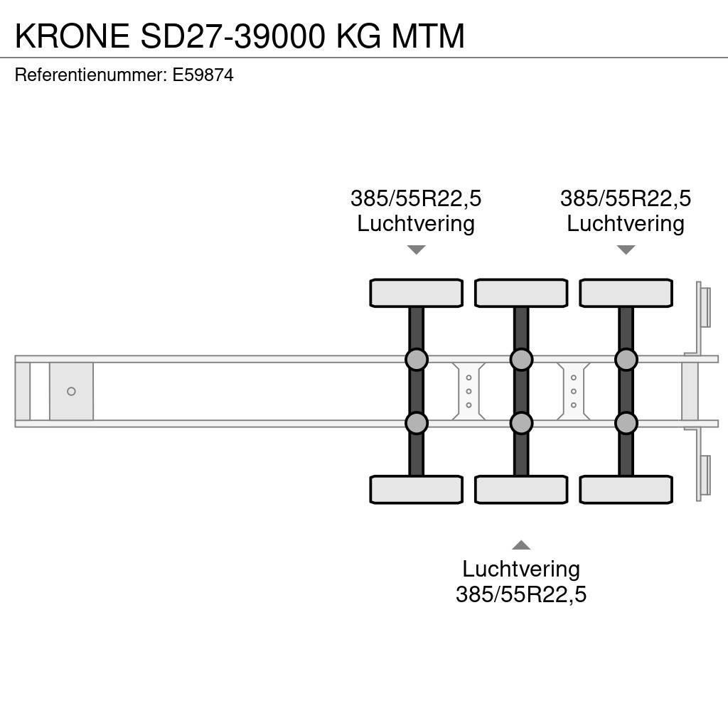 Krone SD27-39000 KG MTM Pritschenauflieger