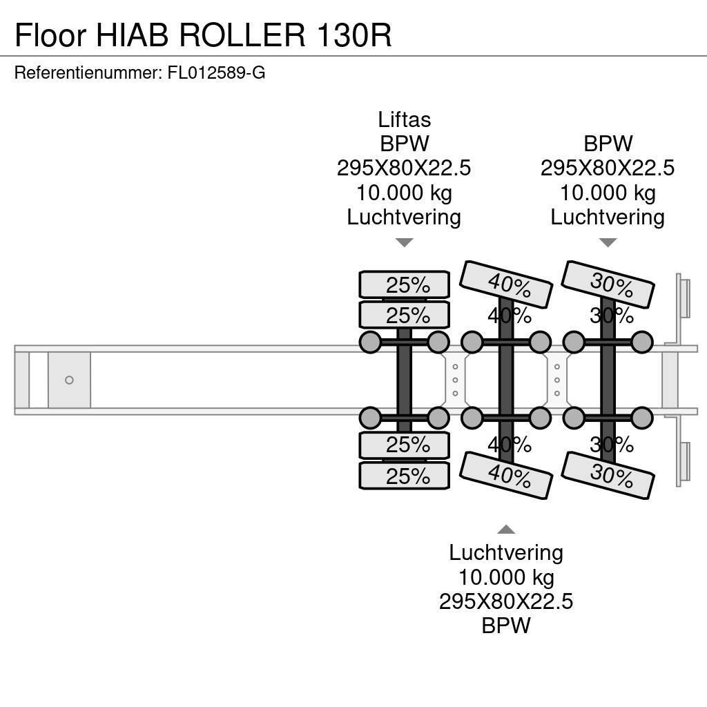 Floor HIAB ROLLER 130R Pritschenauflieger