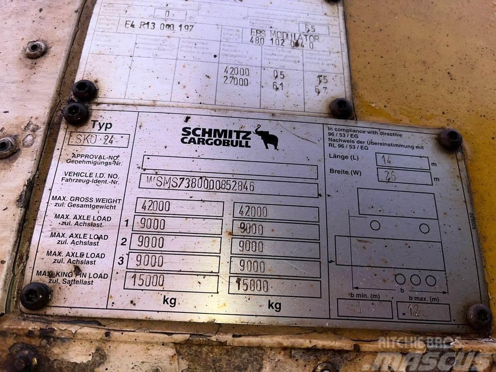 Schmitz Cargobull SKO 24 BOX L=13571 Kofferauflieger