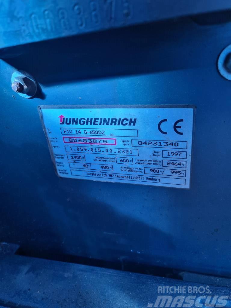 Jungheinrich ETV 14 Schubmaststapler
