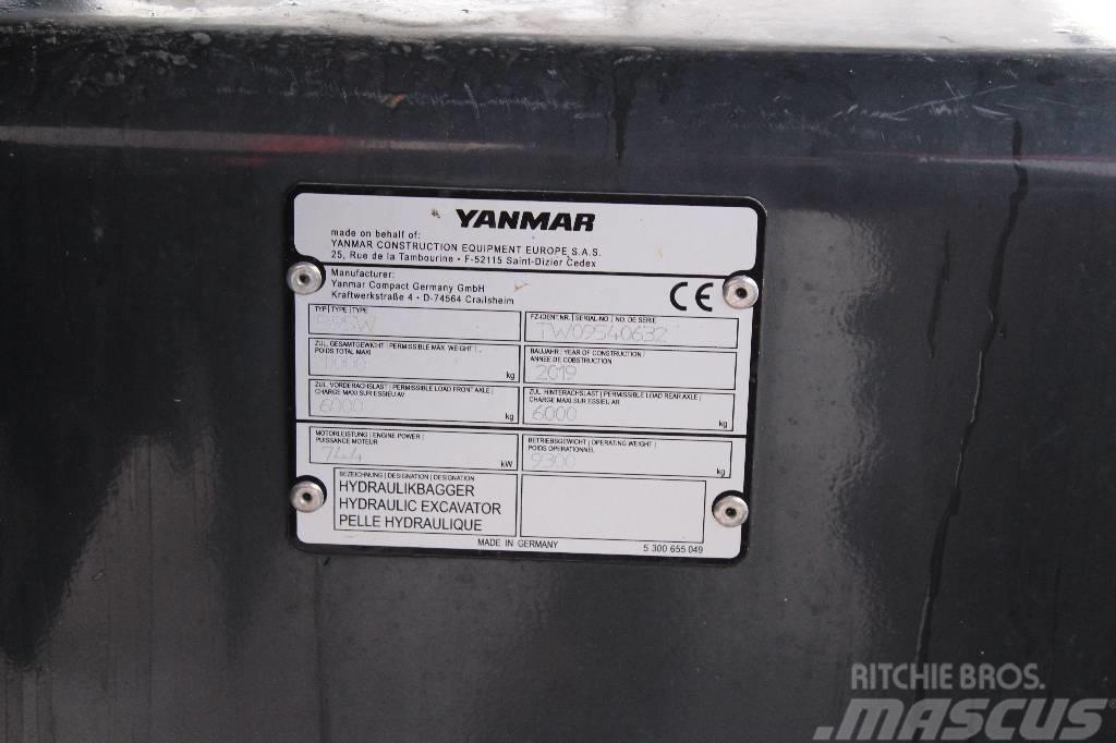 Yanmar B 95 W / Engcon EC-Oil, Rasvari, Lämmitin, ym! Mobilbagger