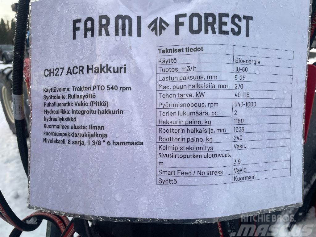 Farmi Forest CH27 Holzhäcksler