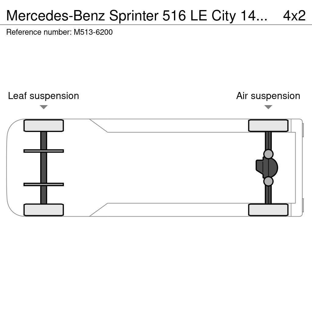 Mercedes-Benz Sprinter 516 LE City 14 PCS AVAILABLE / PASSANGERS Stadtbusse