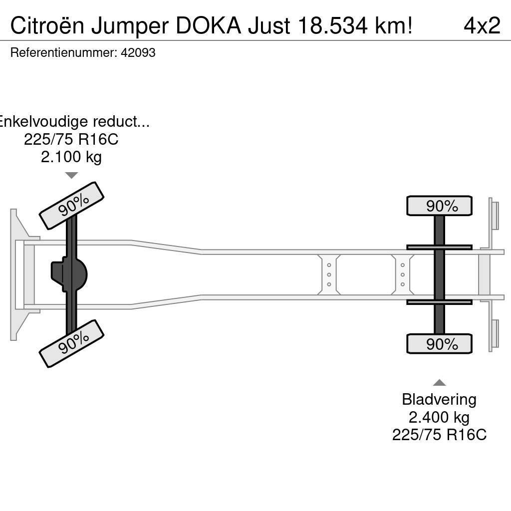 Citroën Jumper DOKA Just 18.534 km! Pritschenwagen/Pritschenwagen mit Seitenklappe