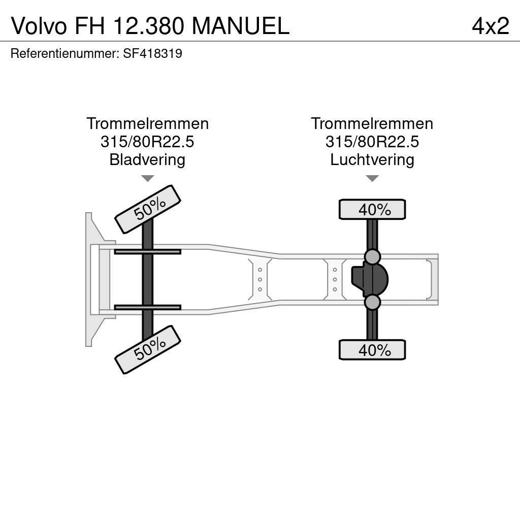 Volvo FH 12.380 MANUEL Sattelzugmaschinen