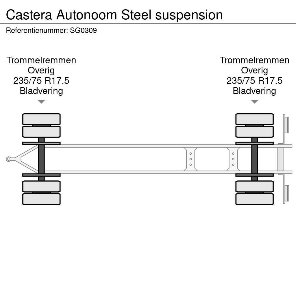 Castera Autonoom Steel suspension Pritschenanhänger