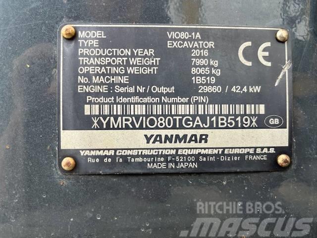 Yanmar Vio80 Midibagger  7t - 12t