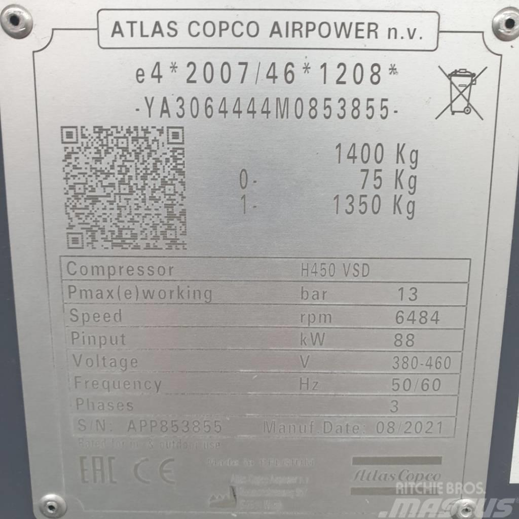 Atlas Copco E-Air H450 VSD Kompressoren