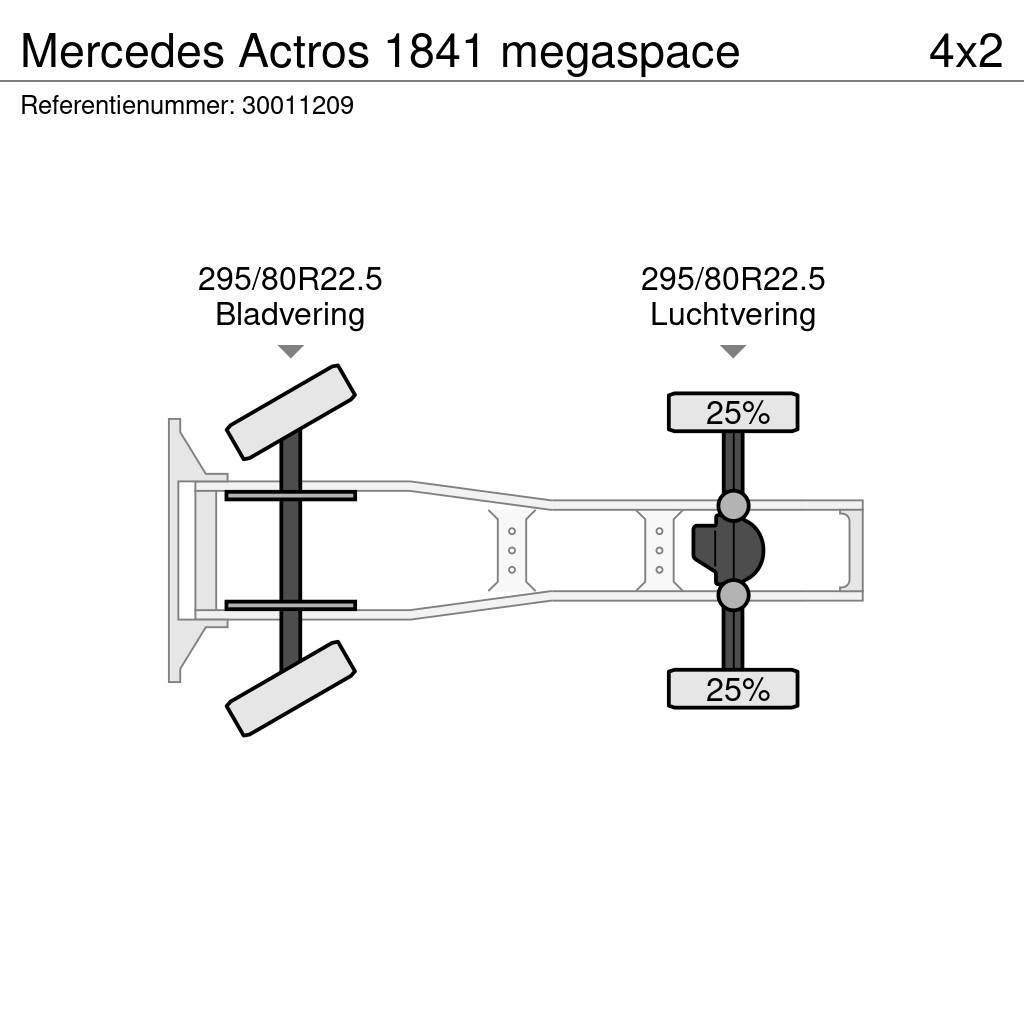 Mercedes-Benz Actros 1841 megaspace Sattelzugmaschinen