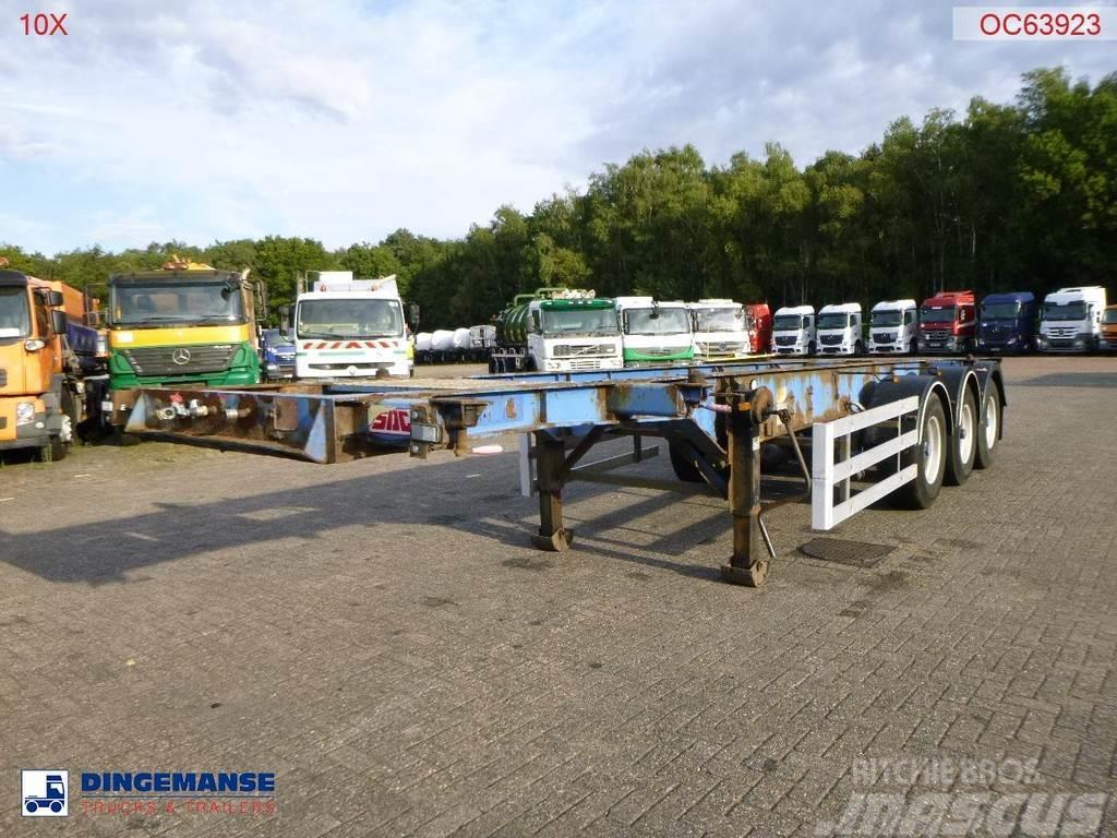 SDC 3-axle container trailer 20-30 ft + ADR Containerauflieger