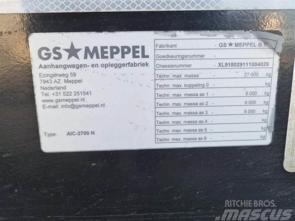 GS Meppel AIC-2700 N container aanhanger Containeranhänger