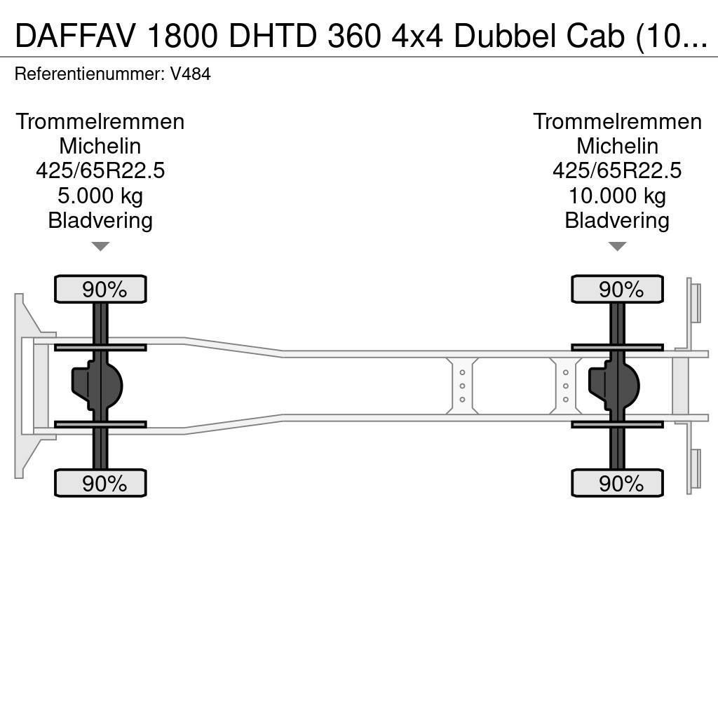 DAF FAV 1800 DHTD 360 4x4 Dubbel Cab (10 pers) Ziegler Löschfahrzeuge