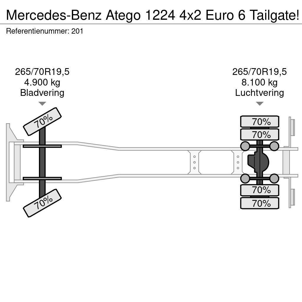 Mercedes-Benz Atego 1224 4x2 Euro 6 Tailgate! Kastenaufbau