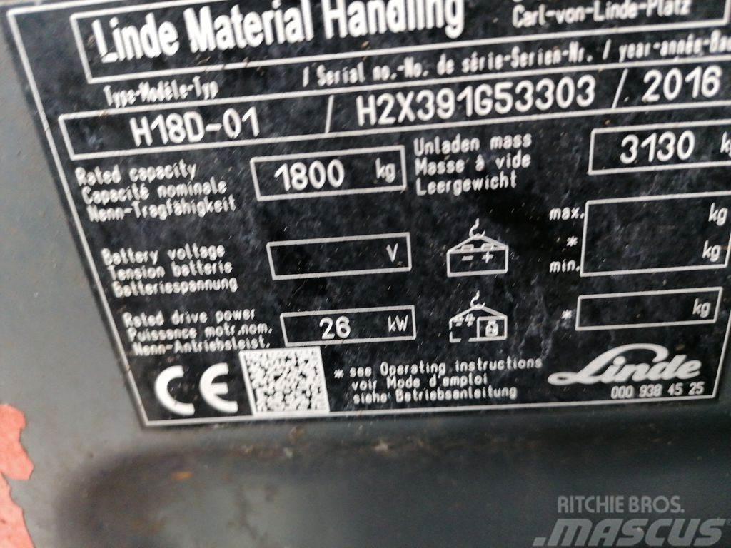 Linde H18D-02 Diesel Stapler