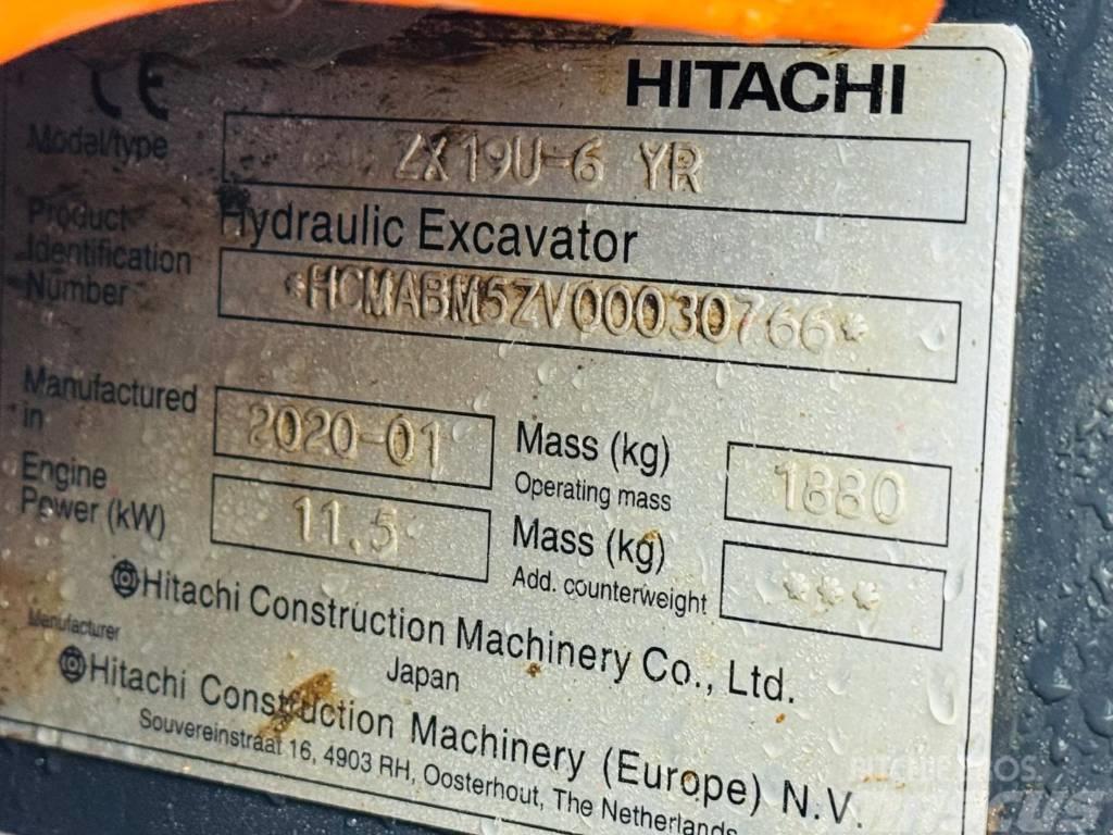 Hitachi ZX 19 U-6 YR Minibagger < 7t