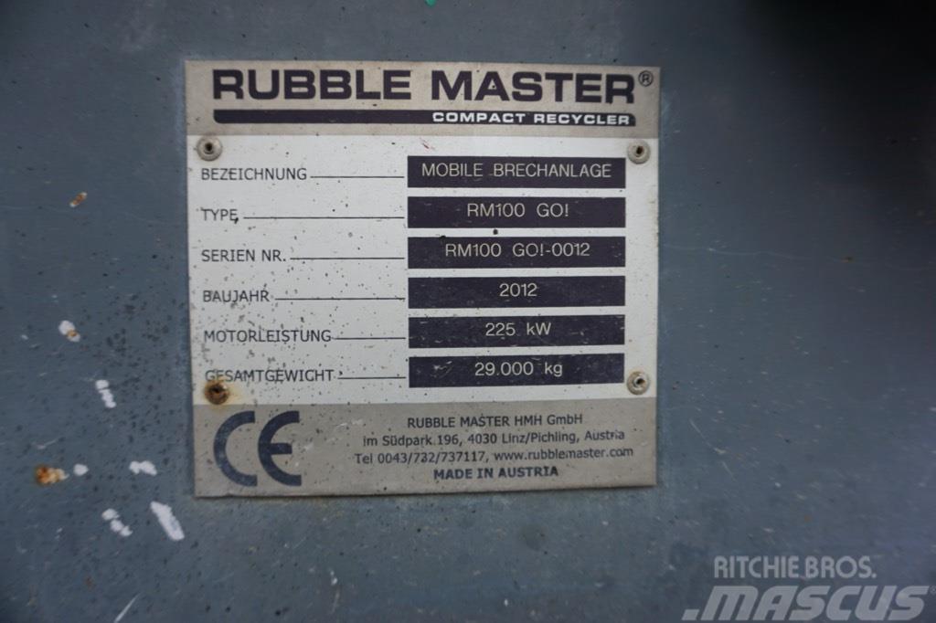 Rubble Master RM 100GO! Mobile Brecher
