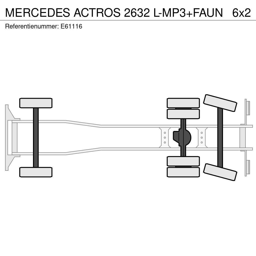 Mercedes-Benz ACTROS 2632 L-MP3+FAUN Müllwagen