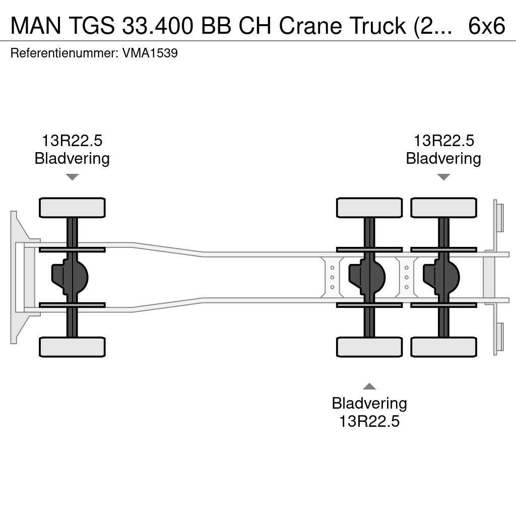 MAN TGS 33.400 BB CH Crane Truck (2 units) All-Terrain-Krane