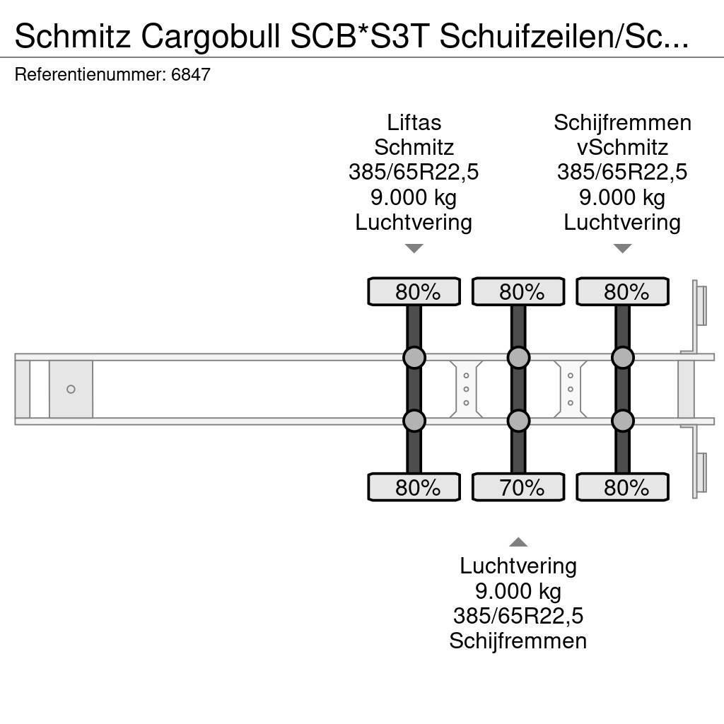 Schmitz Cargobull SCB*S3T Schuifzeilen/Schuifdak Liftas Schijfremmen Curtainsiderauflieger