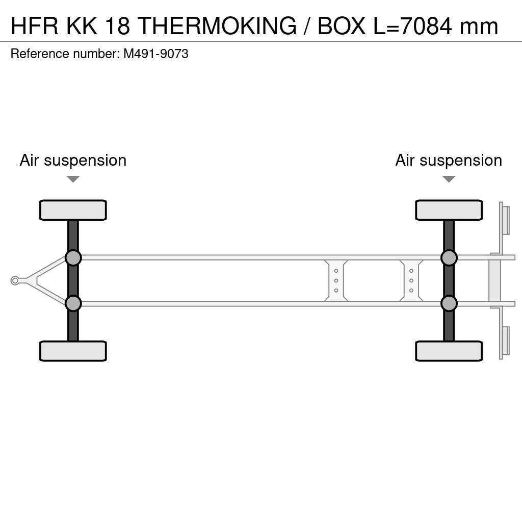 HFR KK 18 THERMOKING / BOX L=7084 mm Kühlanhänger