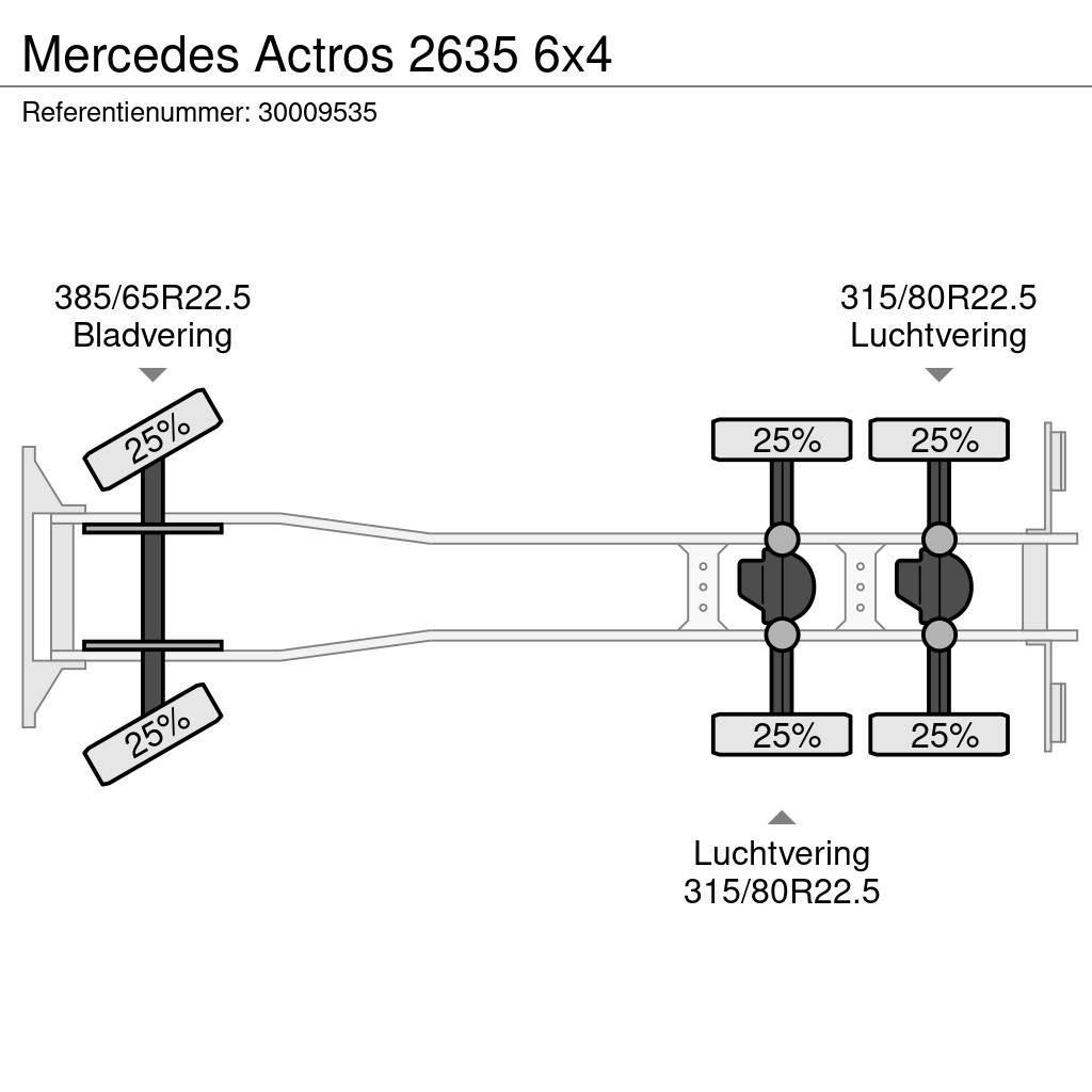 Mercedes-Benz Actros 2635 6x4 Wechselfahrgestell