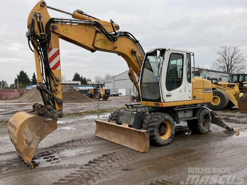 Liebherr A314 All hydr. lines 3 buckets SW 33- 30 Km/h Mobilbagger