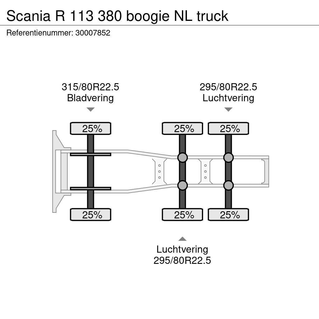 Scania R 113 380 boogie NL truck Sattelzugmaschinen