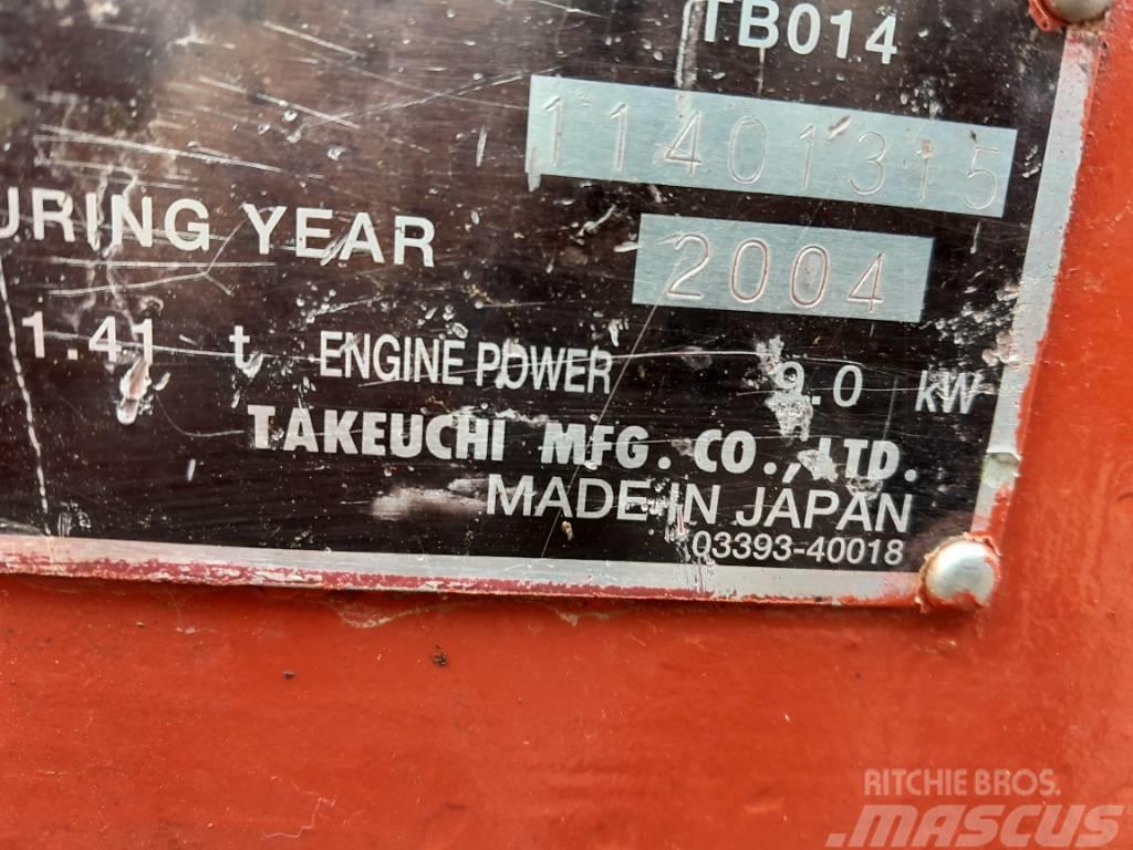 Takeuchi TB014 Minibagger < 7t