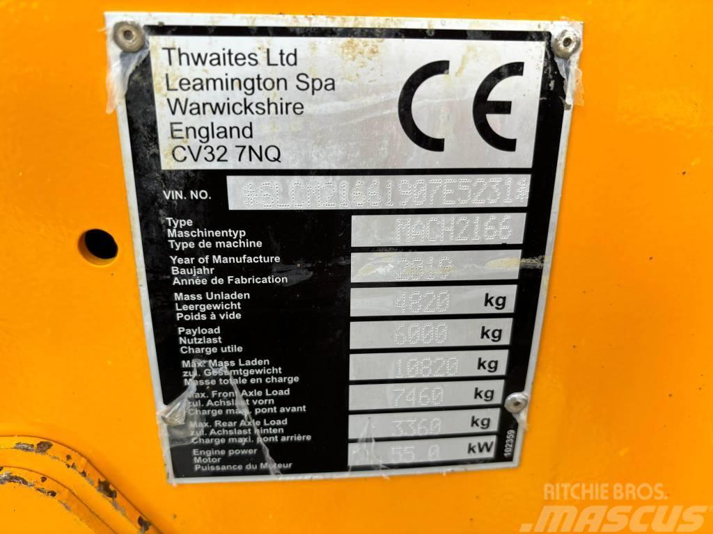 Thwaites MACH 2166 6ton Cabin Minidumper
