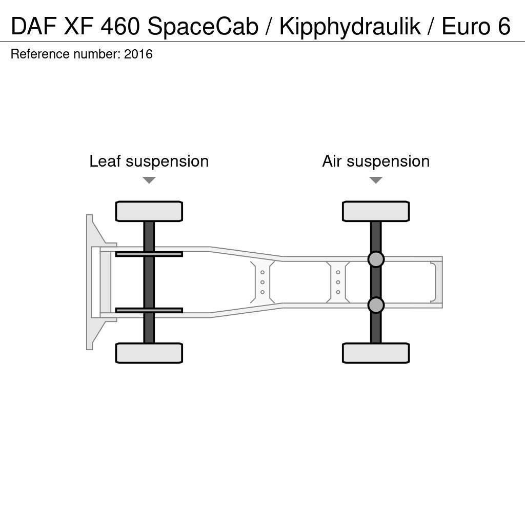 DAF XF 460 SpaceCab / Kipphydraulik / Euro 6 Sattelzugmaschinen