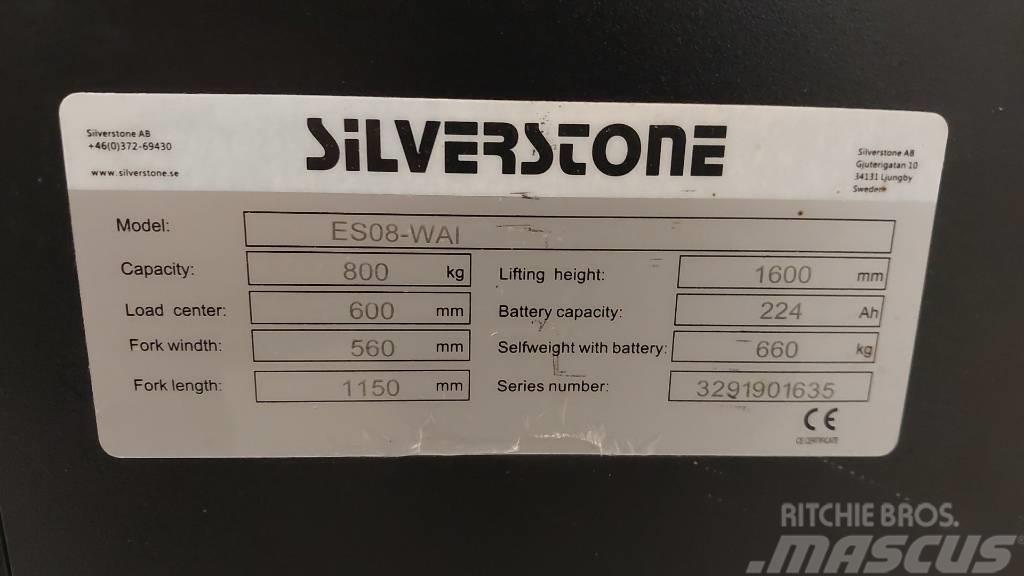 Silverstone ledestabler med initialløft 1,6 m løftehøyde Deichselstapler