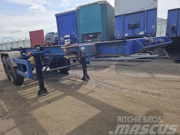 Krone 2 axle | 20 ft container chassis | steel suspensio Containerauflieger