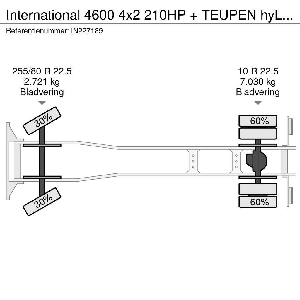 International 4600 4x2 210HP + TEUPEN hyLIFT LKW-Arbeitsbühnen