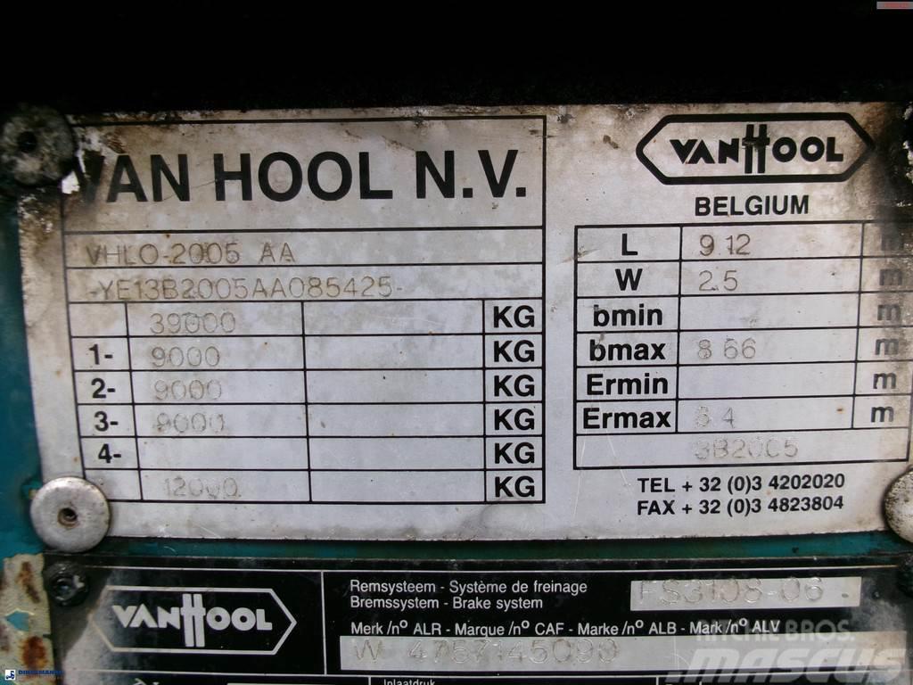 Van Hool 3-axle container chassis 20,30 ft. Containerauflieger