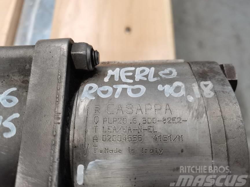 Merlo 40.18 Roto {power steering pump Casappa} Hydraulik