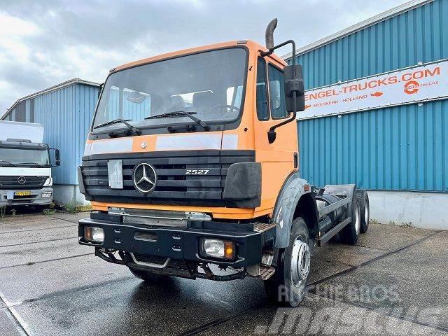 Mercedes-Benz SK 2527 K 6x4 FULL STEEL CHASSIS (MANUAL GEARBOX / Wechselfahrgestell