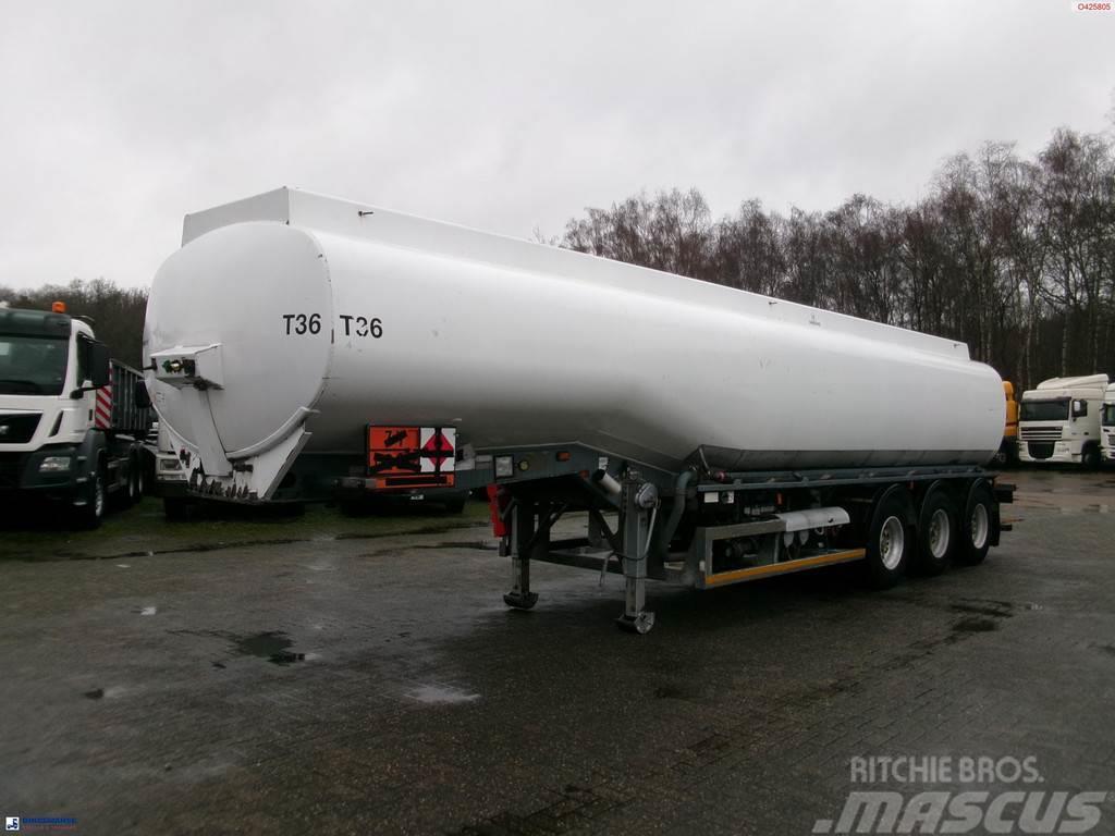  Crane Fruehauf Fuel tank alu 39 m3 / 1 comp + pump Tankauflieger